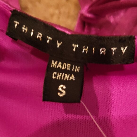 Thirty Thirty Dress | Purple Low Cut Corset Style Party Dress Size Small/NWT - Picture 10 of 11